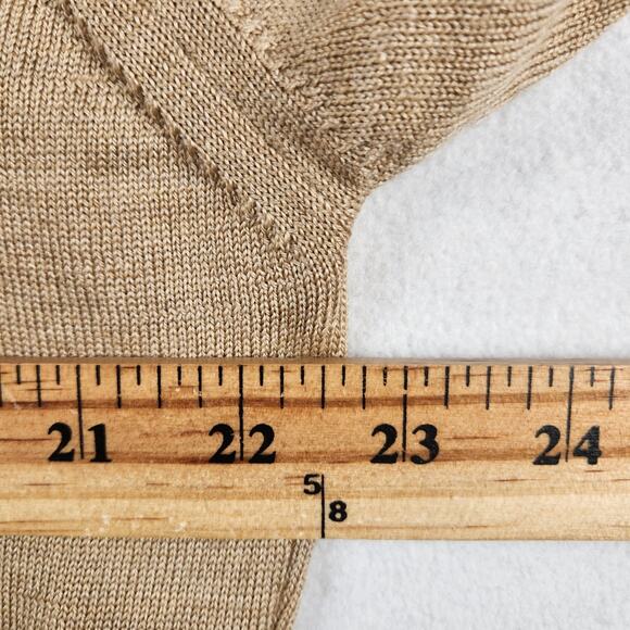 Gran Sasso Made in Italy Wool/Silk/Cashmere Luxury Knit Polo Sweater Men SZ M/L - Picture 14 of 16